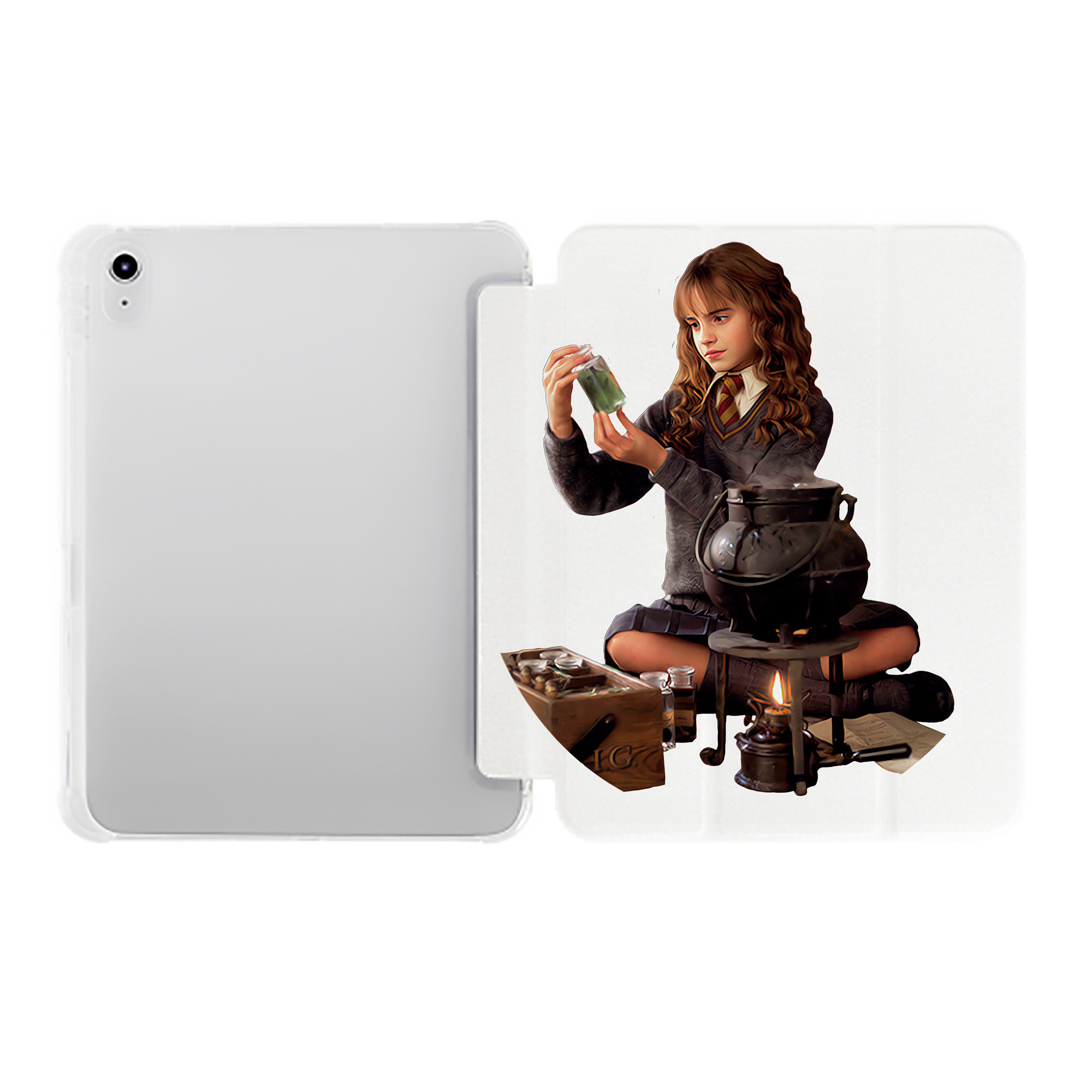 （画像用） Harry Potter ハリー・ポッターシリーズ IPad ケース ペン収納付き 三つ折りスタンド PUレザー×シリコン 対応機種9.5/10.5/10.9インチ